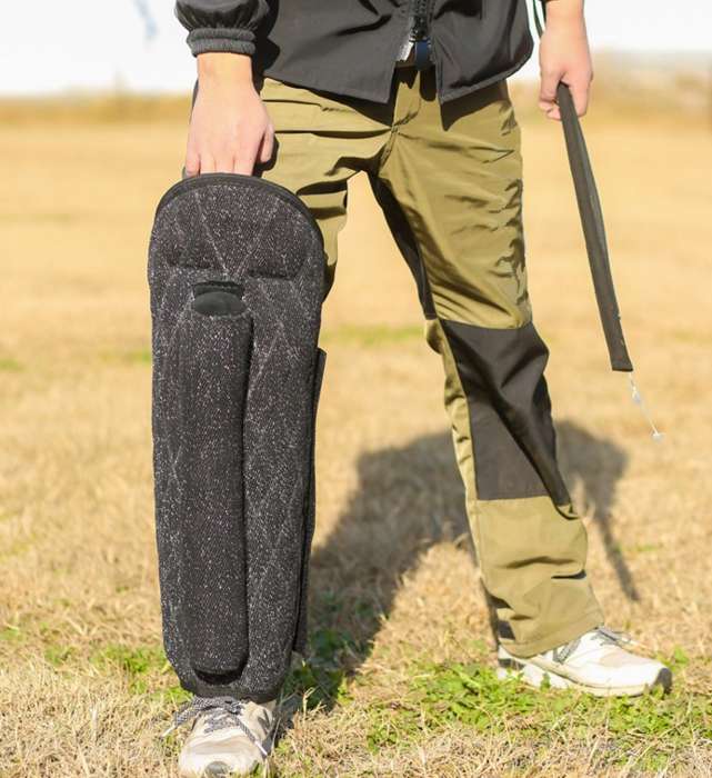 耐撕咬布护腿带咬口